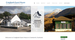 Desktop Screenshot of craigbankguesthouse.com